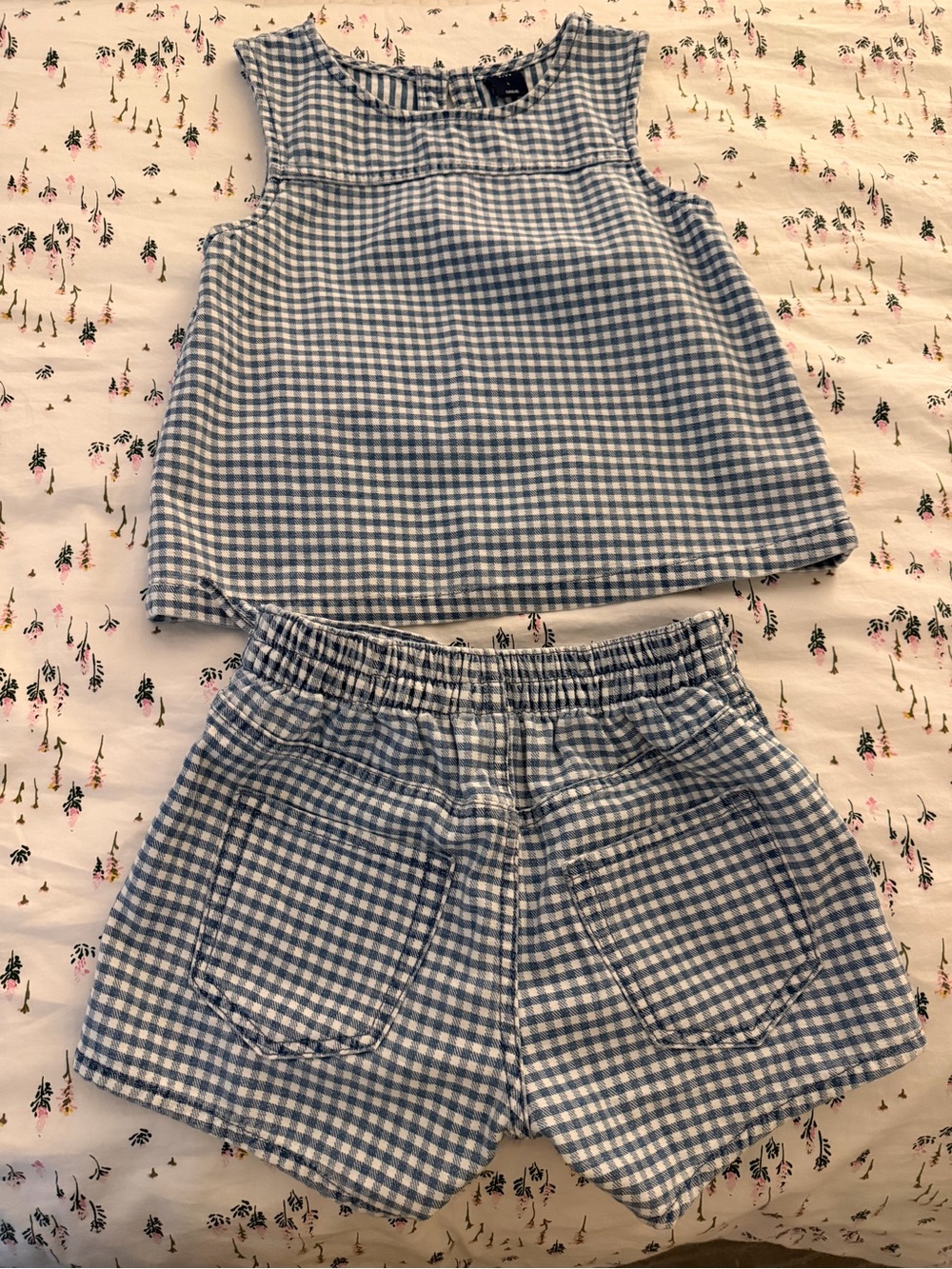 Chambray Checkered Set - Picture 2 of 4